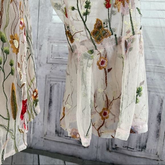 Cynthia Rowley Embroidered Floral Top - Picture 3 of 5